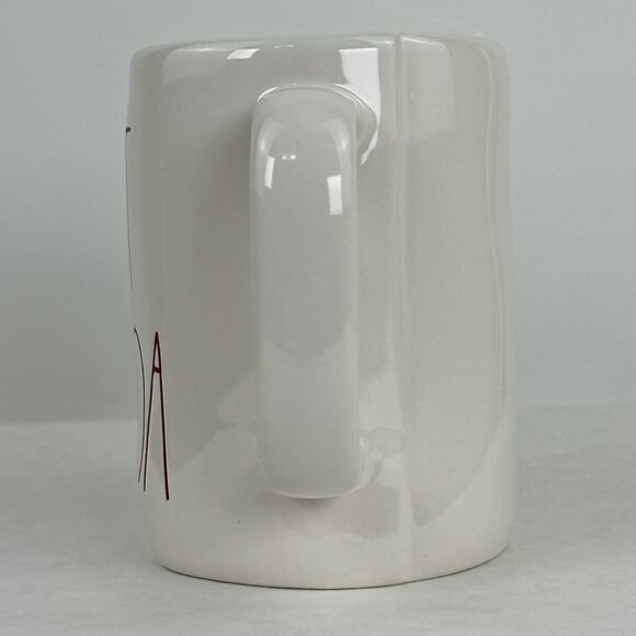 Rae Dunn Artisan Collection Hot Cocoa Mug 16 Oz White Ceramic Red Letters 4.5" - Picture 9 of 9
